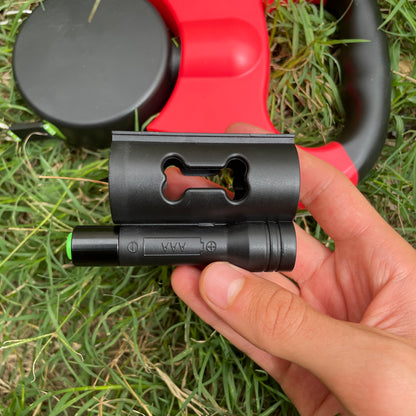 Double Laisse PawVolt™ — Anti-Nœuds 360° avec LED & Porte-Sacs pour 2 Chiens